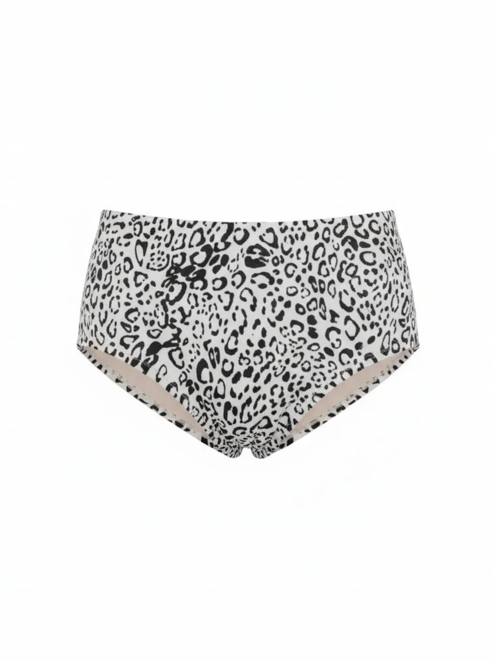 Kona Sol Bikini Bottoms Womens XL High Waist Leopard Print Swim Bottom - Picture 1 of 7